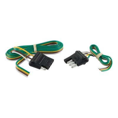 CURT 58355 4-Way Flat Connector Plug and Socket