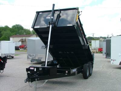 Sure-Trac Trailers - 2025 Sure-Trac 7x14 HD Low Profile Dump Trailer 14K Telescopic - Image 2