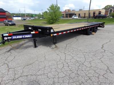 Sure-Trac Trailers - 2025 Sure-Trac 8.5x20+5 Heavy Duty Low Profile Beavertail Deckover 22.5K - Image 2