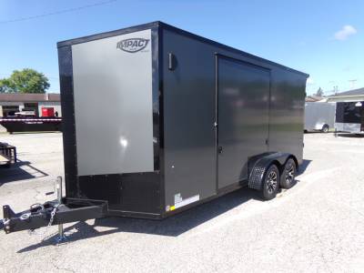 2026 Impact 7x16 Tremor Cargo Trailer 7K