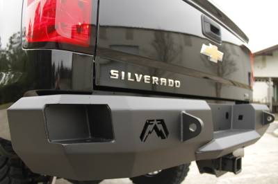Fab Fours - Fab Fours CH14-W3050-B Heavy Duty Rear Bumper - Image 1
