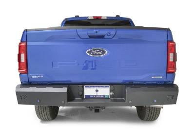 Fab Fours FF21-RT5150-1 Red Steel Rear Bumper