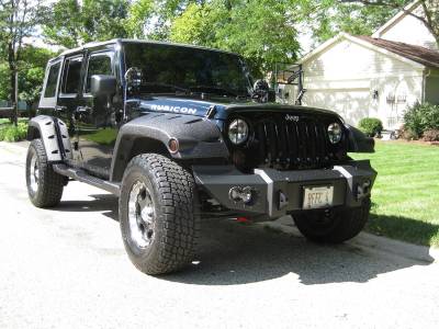 Fab Fours - Fab Fours JK07-B1851-1 Lifestyle Winch Front Bumper - Image 3