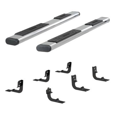 ARIES 4444046 The Standard 6 in. Oval Nerf Bar w/Mounting Brackets