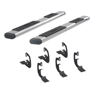 ARIES - ARIES 4444003 The Standard 6 in. Oval Nerf Bar w/Mounting Brackets - Image 1