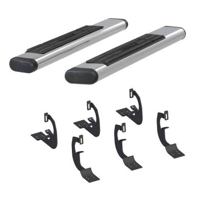 ARIES 4444036 The Standard 6 in. Oval Nerf Bar w/Mounting Brackets