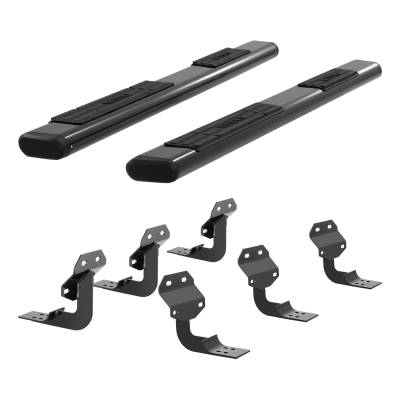 ARIES 4445027 The Standard 6 in. Oval Nerf Bar w/Mounting Brackets