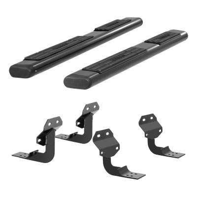 ARIES 4445042 The Standard 6 in. Oval Nerf Bar w/Mounting Brackets