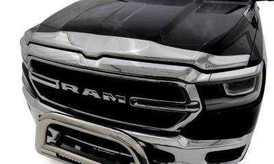 Auto Ventshade - Auto Ventshade 622163 Aeroskin Chrome Hood Protector - Image 3
