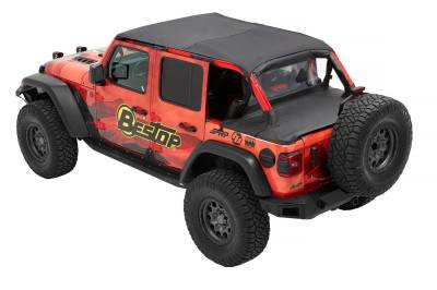 Bestop 52612-35 Header Extended Safari Style Bikini Top