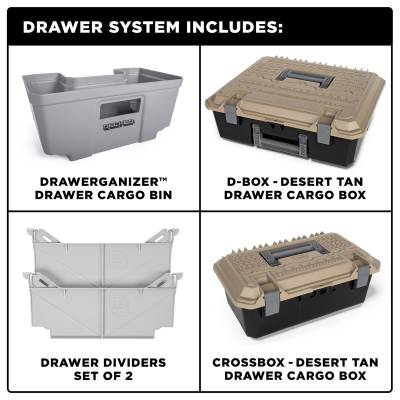 DECKED XT3 DECKED Two Drawer Storage System