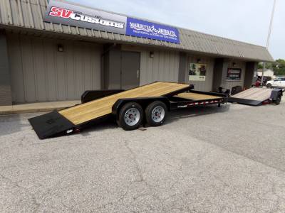 2025 Sure-Trac 7x22 Pro Series Beam Tilt Equipment Trailer 17.6K