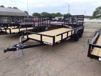 2026 Sure-Trac 7x16 Tube Top Utility Trailer 7K