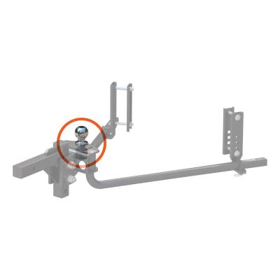 CURT - CURT 19308 Trailer Hitch Ball - Image 2