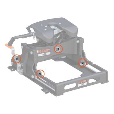 CURT - CURT 19103 Replacement Hardware For Fifth Wheel - Image 2