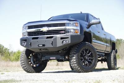 Fab Fours - Fab Fours CH14-A3051-1 Premium Heavy Duty Winch Front Bumper - Image 3