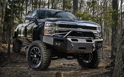 Fab Fours - Fab Fours CH14-A3052-1 Premium Heavy Duty Winch Front Bumper - Image 3