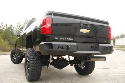Fab Fours - Fab Fours CH14-W3050-B Heavy Duty Rear Bumper - Image 3