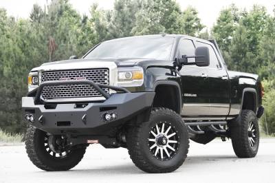 Fab Fours - Fab Fours GM14-A3152-B Premium Heavy Duty Winch Front Bumper - Image 4