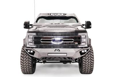 Fab Fours - Fab Fours FS17-V4161-B Open Fender Front Bumper - Image 1