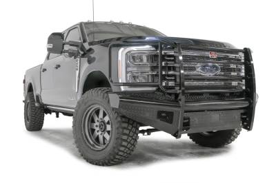 Fab Fours - Fab Fours FS23-S5960-1 Black Steel Front Bumper - Image 5