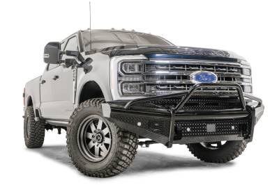 Fab Fours - Fab Fours FS23-S5962-1 Black Steel Front Bumper - Image 3