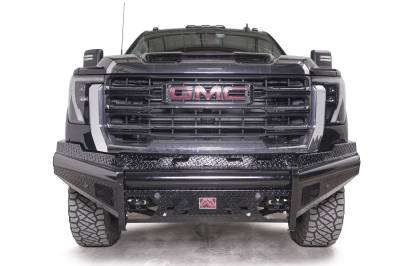 Fab Fours - Fab Fours GM24-S6261-1 Black Steel Front Bumper - Image 2