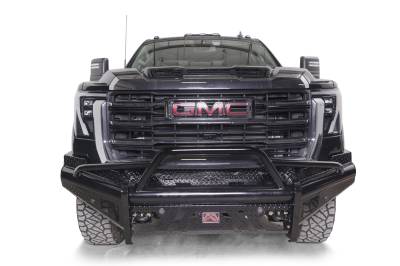 Fab Fours - Fab Fours GM24-S6262-1 Black Steel Front Bumper - Image 2