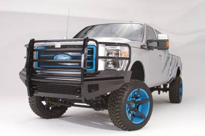 Fab Fours - Fab Fours FS99-S1660-1 Black Steel Front Ranch Bumper - Image 3