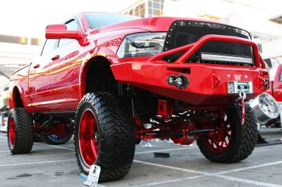 Fab Fours - Fab Fours DR10-A2952-B Premium Heavy Duty Winch Front Bumper - Image 3