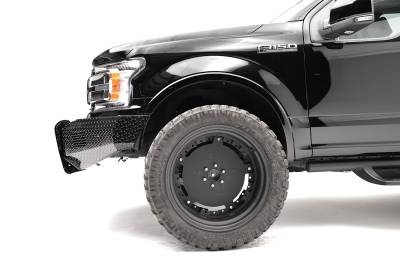 Fab Fours - Fab Fours FF18-K4561-1 Black Steel Front Bumper - Image 3