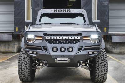 Fab Fours - Fab Fours GR5200-B Grumper Front Bumper - Image 6