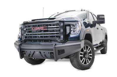 Fab Fours - Fab Fours GM20-Q5061-1 Black Steel Front Bumper - Image 3