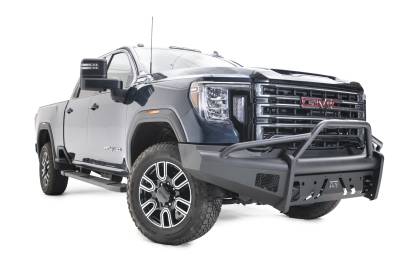 Fab Fours - Fab Fours GM20-Q5062-1 Black Steel Front Bumper - Image 2