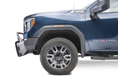 Fab Fours - Fab Fours GM20-Q5062-1 Black Steel Front Bumper - Image 4