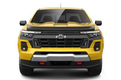 Auto Ventshade - Auto Ventshade 436213 Aeroskin II Hood Protector Textured Black - Image 1