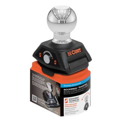 CURT - CURT 40249 RockerBall Adjustable Cushion Hitch Ball Mount - Image 2
