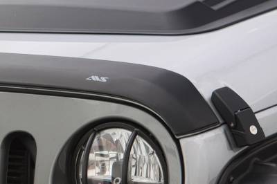 Auto Ventshade - Auto Ventshade 377156 Aeroskin Matte Black Hood Protector - Image 3