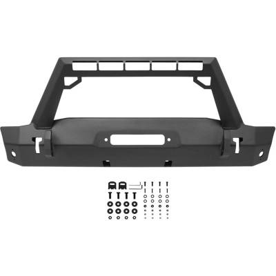 Westin - Westin 59-80085 WJ2 Stubby Front Bumper w/LED Light Bar Mount - Image 4
