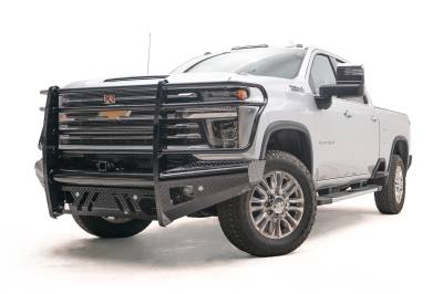 Fab Fours - Fab Fours CH20-S4960-1 Black Steel Front Ranch Bumper - Image 2