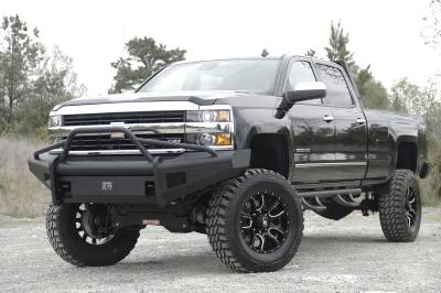 Fab Fours - Fab Fours CH14-Q3062-1 Elite Front Ranch Bumper - Image 3