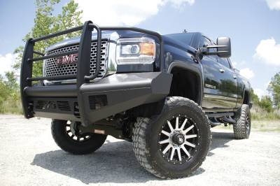 Fab Fours - Fab Fours GM14-Q3160-1 Elite Front Ranch Bumper - Image 3