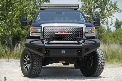 Fab Fours - Fab Fours GM14-Q3162-1 Elite Front Ranch Bumper - Image 2