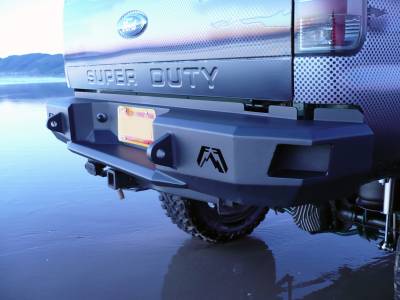 Fab Fours - Fab Fours FS08-W1350-B Heavy Duty Rear Bumper - Image 4