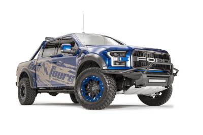 Fab Fours - Fab Fours FF17-D4372-1 Aero Front Bumper - Image 3