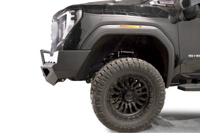 Fab Fours - Fab Fours GM24-RS6262-1 Red Steel Front Bumper - Image 4