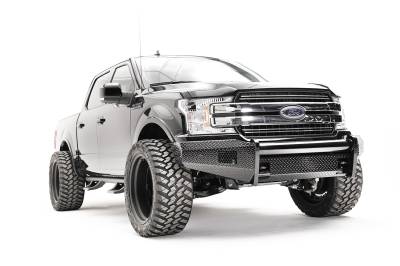 Fab Fours - Fab Fours FF18-K4561-1 Black Steel Front Bumper - Image 2