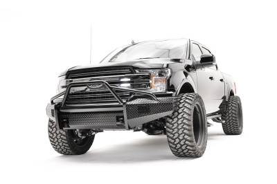 Fab Fours - Fab Fours FF18-K4562-1 Black Steel Front Bumper - Image 2