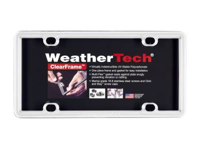 WeatherTech 8ALPCF8 ClearFrame License Plate Frame