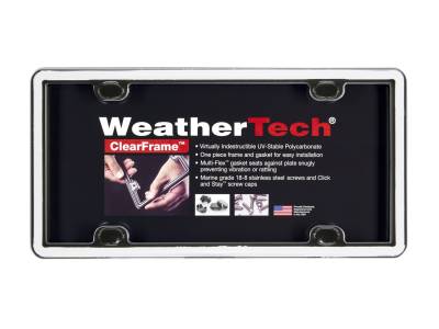 WeatherTech 63021 ClearFrame License Plate Frame